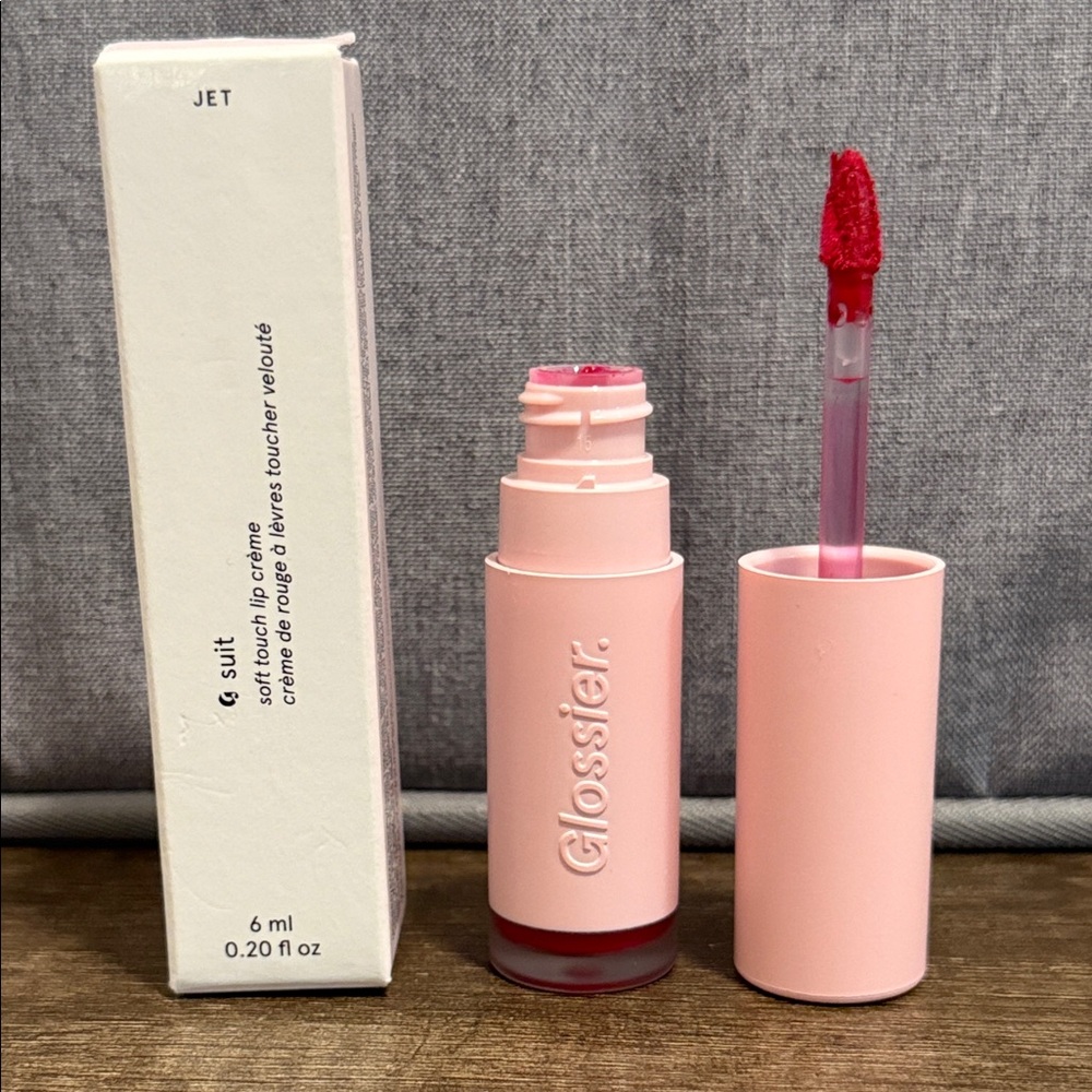 Glossier G Suit Soft Touch Lip Creme in Jet